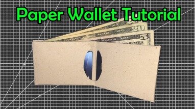 how to make a paper wallet easy